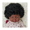 Image sur Poupée fille africaine avec cheveux, 38 cm